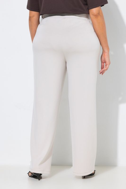 Dressy Elastic Waist Sweatpants