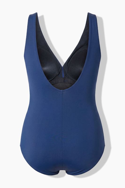 Neon Rickrack Trim Swimsuit