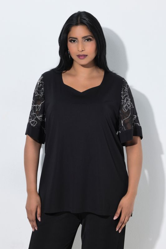 Punto di Roma Floral Embroidered Blouse