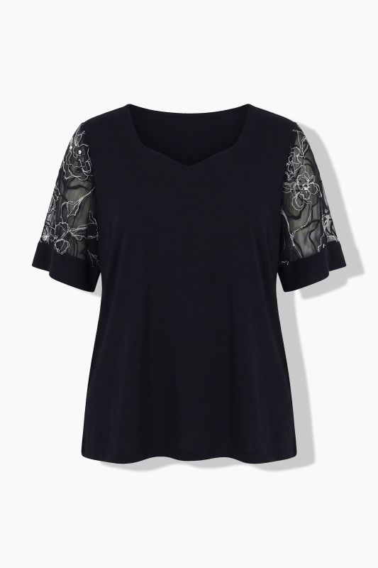 Punto di Roma Floral Embroidered Blouse