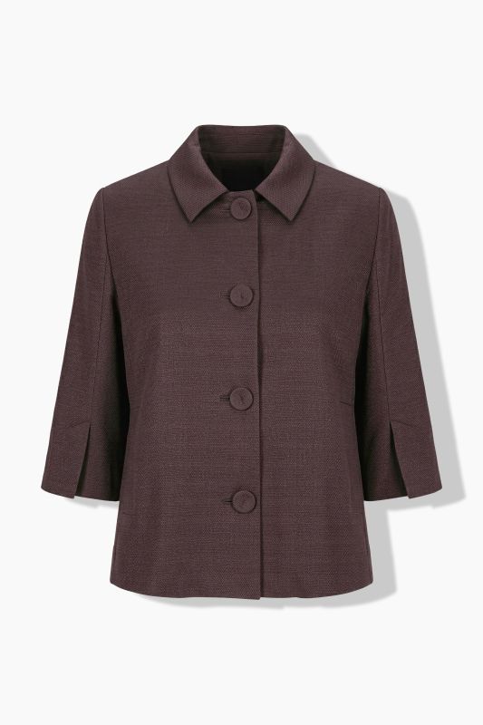 Woven Stretch-Fit Cotton Jacket