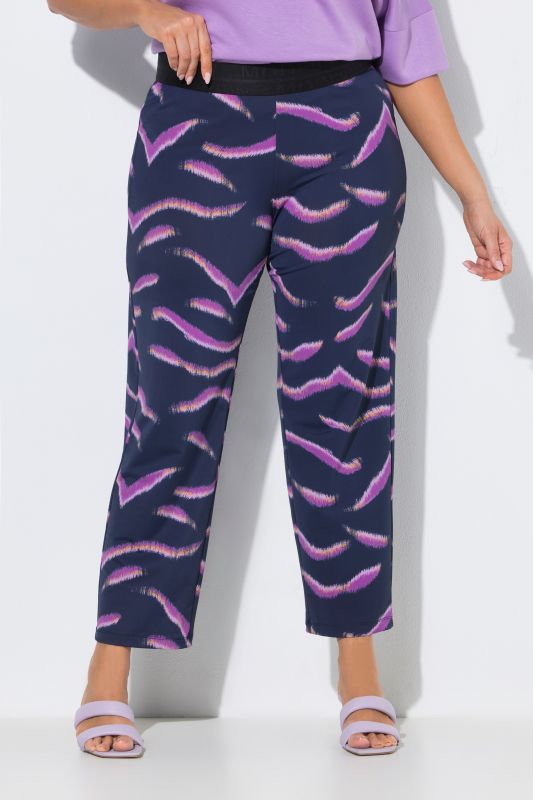 Mountain Majesty Cropped Elastic Waist Pants