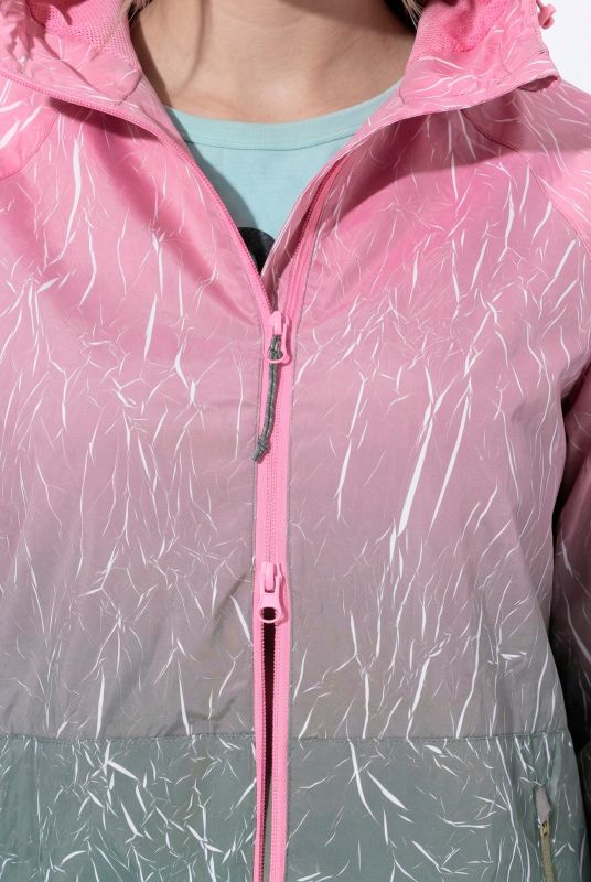 Crackle Gradient Triple-Function Coat