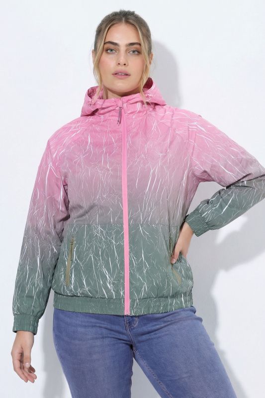 Crackle Gradient Triple-Function Coat