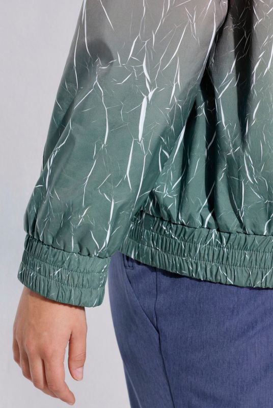 Crackle Gradient Triple-Function Coat