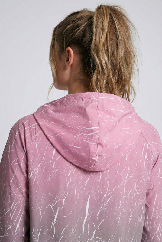 Crackle Gradient Triple-Function Coat