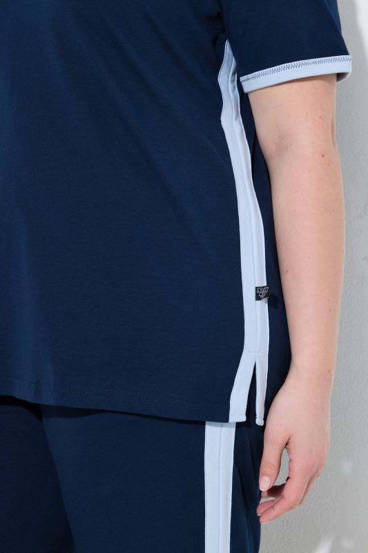 Two-Tone Two Piece Pajama Set
