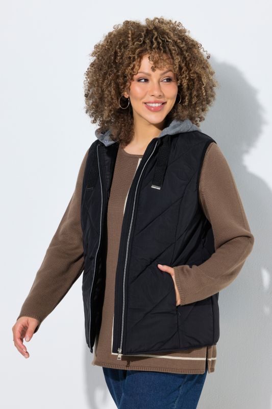 HYPRAR Crinkle Quilted Water-Repellent Vest