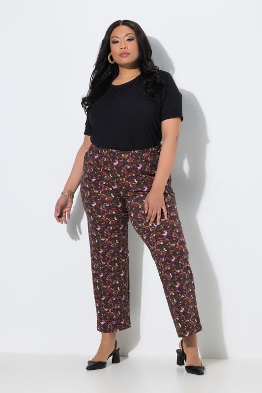 Allover Print Jersey Pants