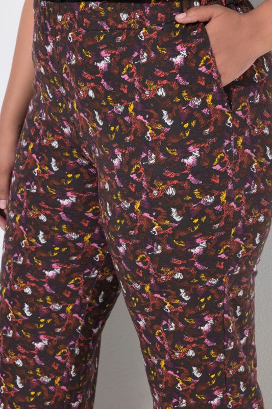 Allover Print Jersey Pants