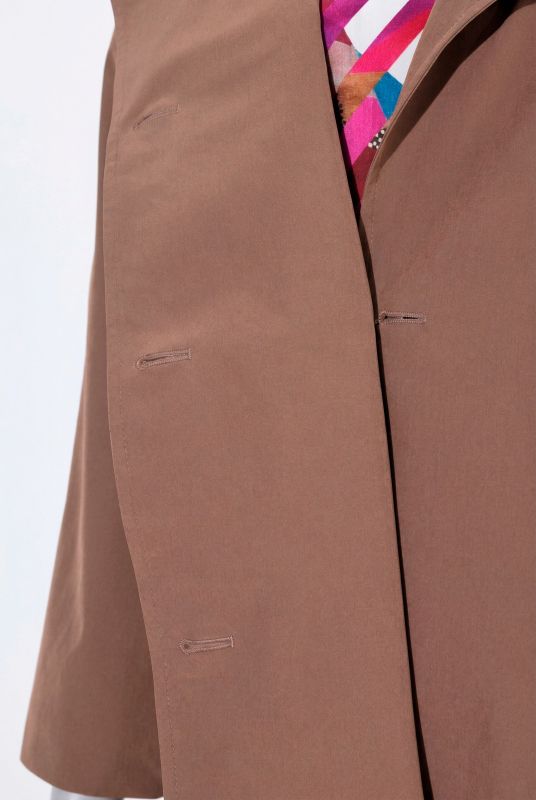 Double-Breasted Fully Lined Trench Coat
