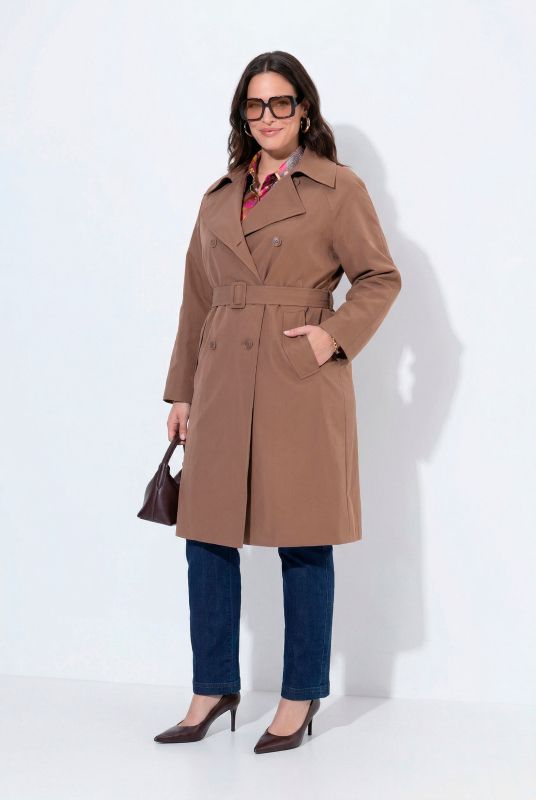 Double-Breasted Fully Lined Trench Coat