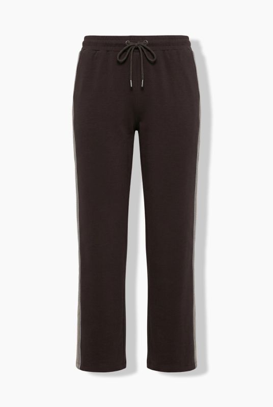 Chevron Side Stripe Drawstring Waist Pants
