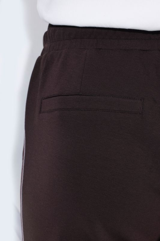 Chevron Side Stripe Drawstring Waist Pants