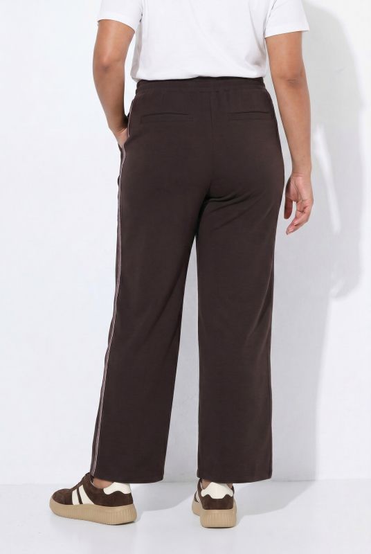 Chevron Side Stripe Drawstring Waist Pants