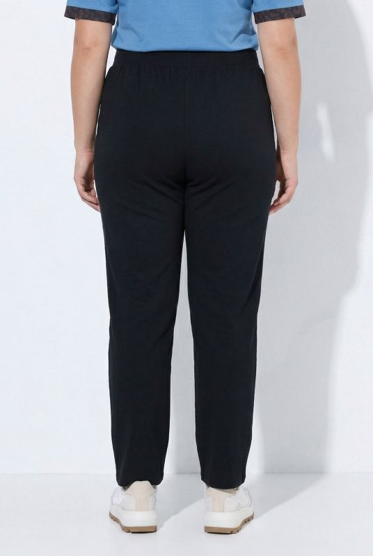 Two-Tone Side Stripe Elastic Waist Joggers