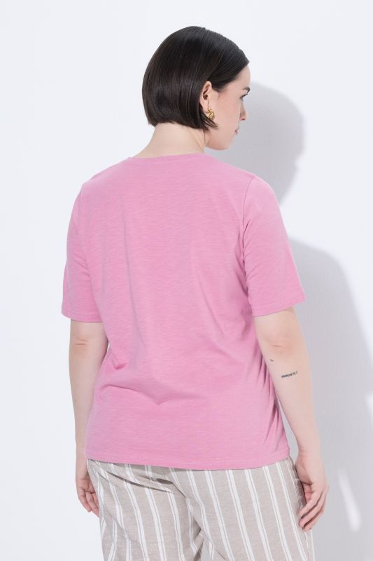 Eco Cotton Rhinestone Pocket Tee