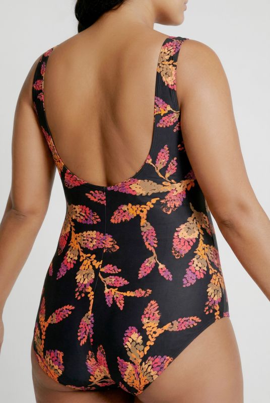 Sunset Leaves One Piece Swimsuit