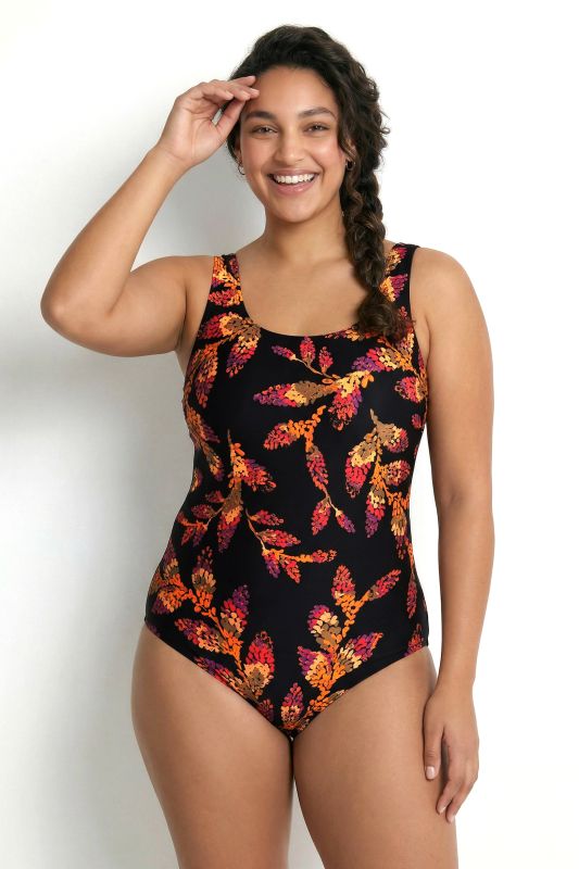 Sunset Leaves One Piece Swimsuit