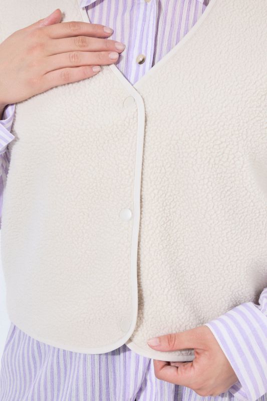 Teddy Plush Vest