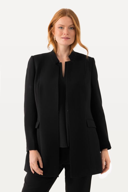Stand-Up Collar Blazer