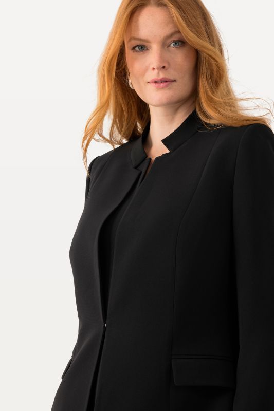 Stand-Up Collar Blazer