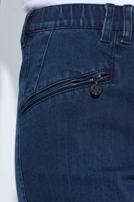 Stretch-Fit Zip Pocket Mony Style Jeans