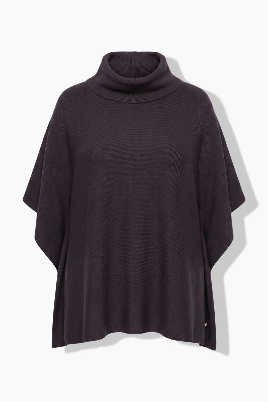 Oversized Knit Poncho