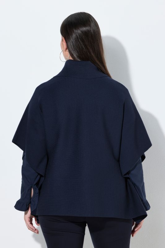 Oversized Knit Poncho