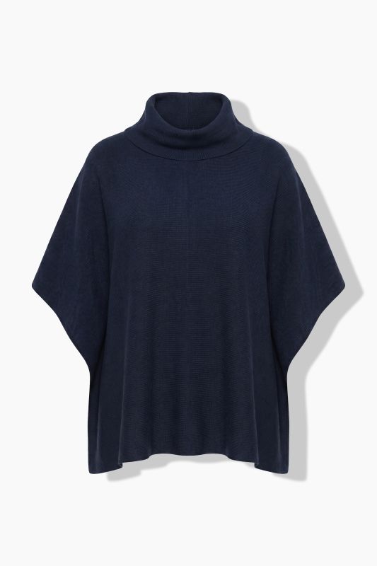 Oversized Knit Poncho