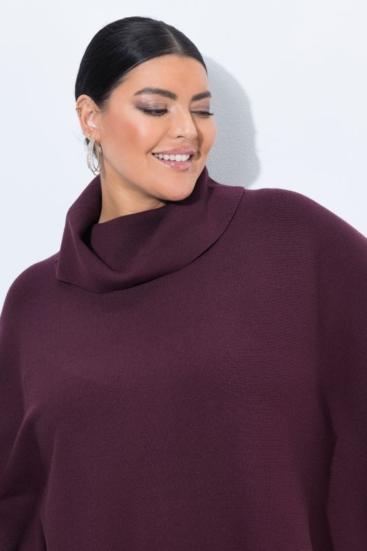 Oversized Knit Poncho