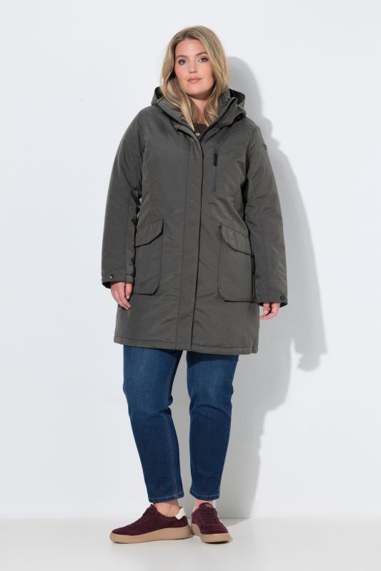 HYPRAR Drawstring Waist Parka