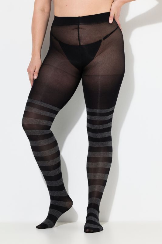 Striped Illusion OTK Stockings