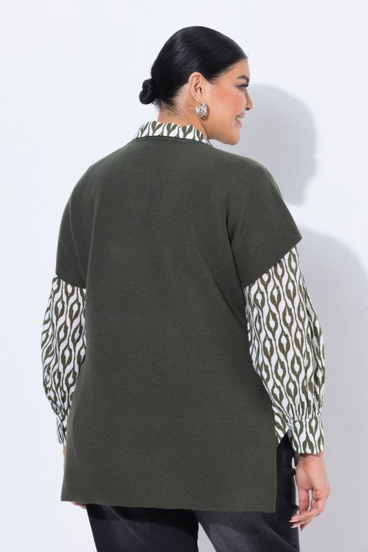 Oversized Short Sleeve Sweater