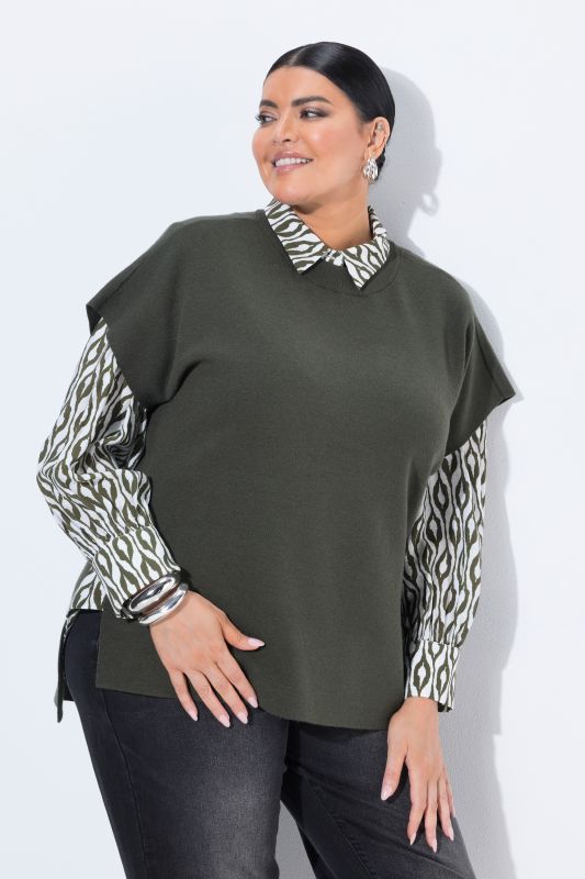 Oversized Short Sleeve Sweater