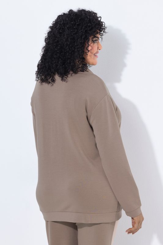 Stand-Up Collar Sweatshirt