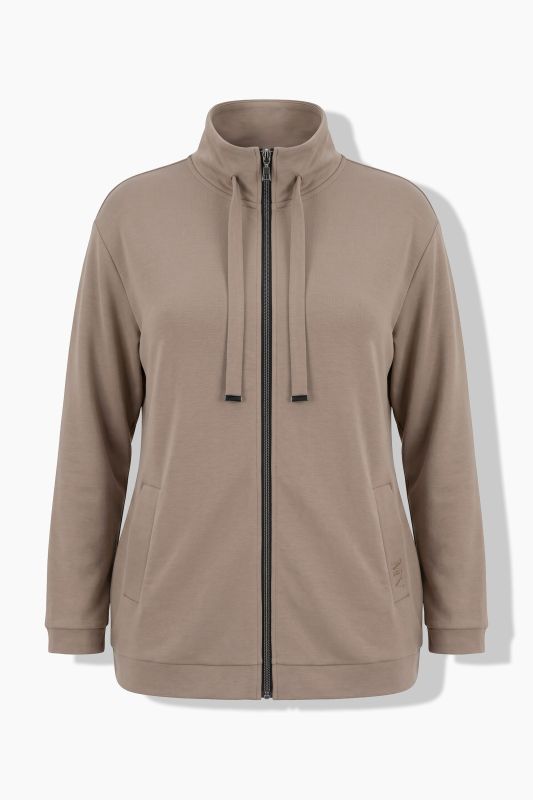 Stand-Up Collar Sweatshirt