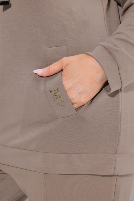 Stand-Up Collar Sweatshirt