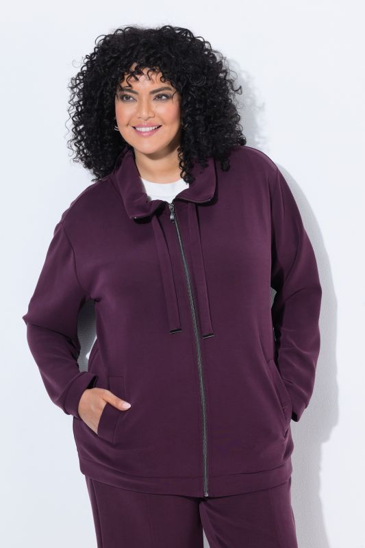 Stand-Up Collar Sweatshirt