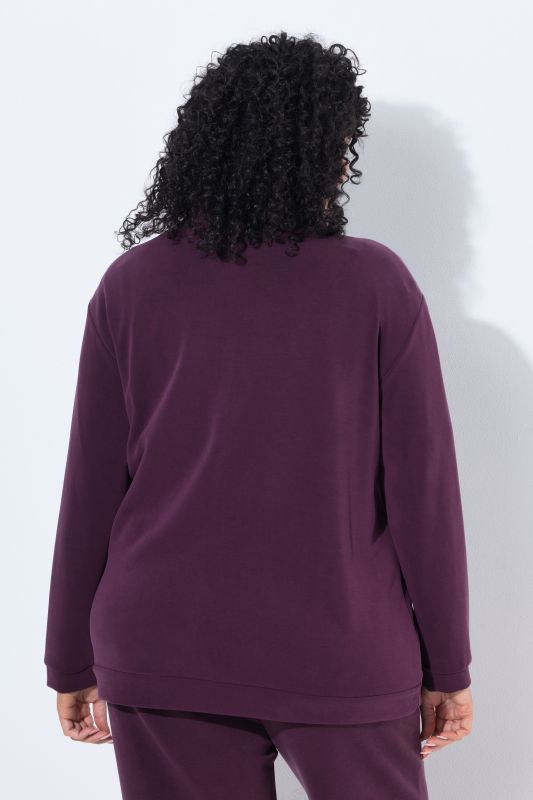 Stand-Up Collar Sweatshirt
