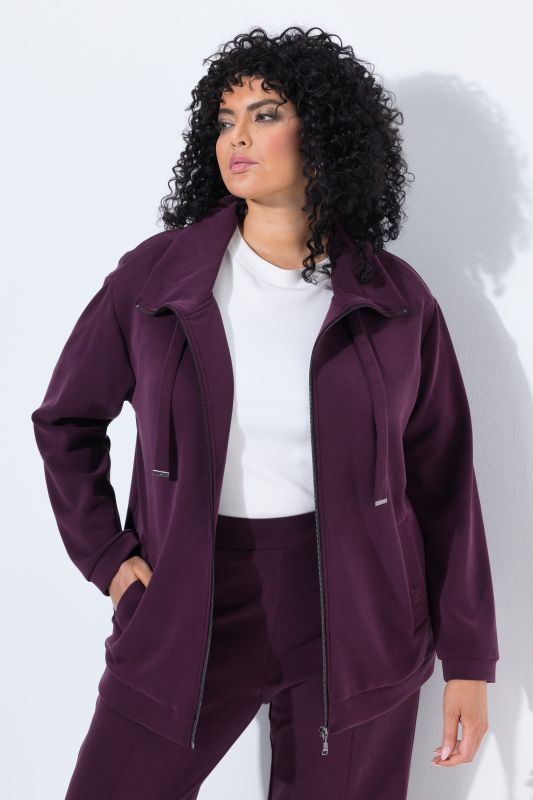 Stand-Up Collar Sweatshirt