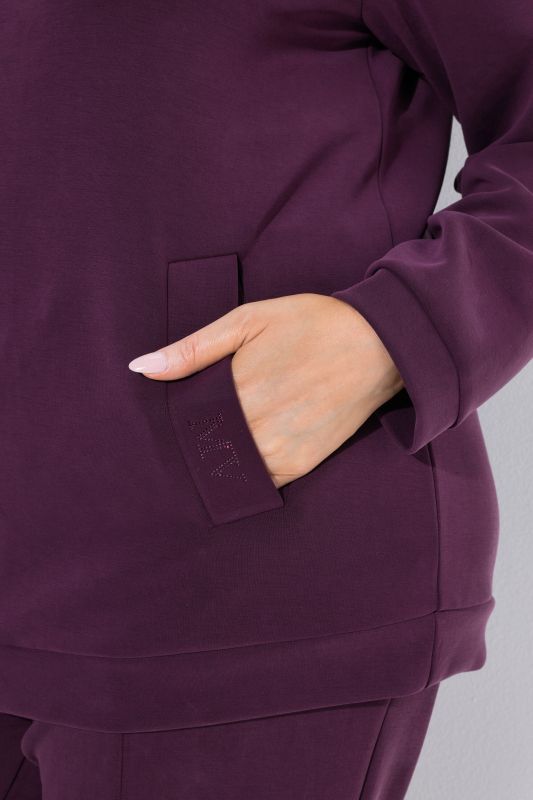 Stand-Up Collar Sweatshirt