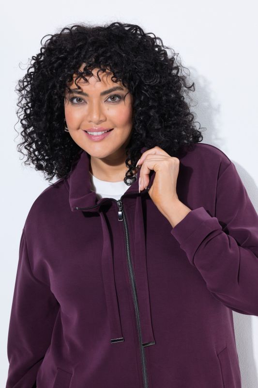 Stand-Up Collar Sweatshirt