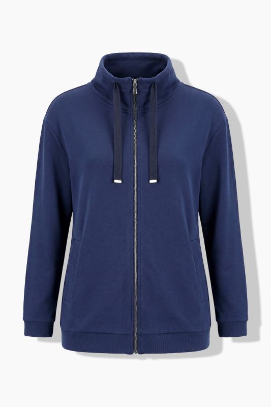Stand-Up Collar Sweatshirt