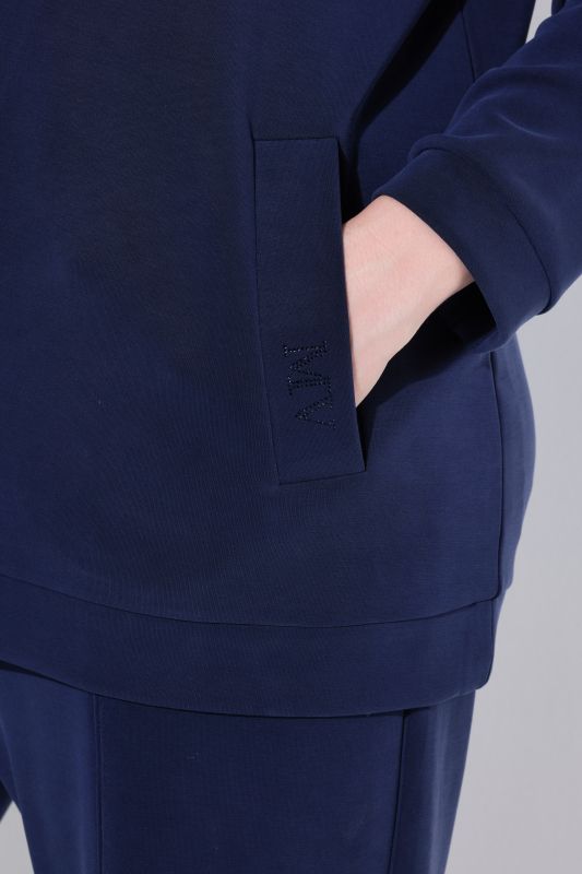 Stand-Up Collar Sweatshirt