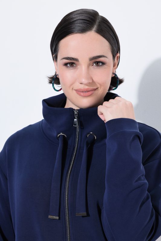 Stand-Up Collar Sweatshirt