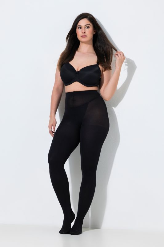 Illusion Knit Thigh-High Stockings