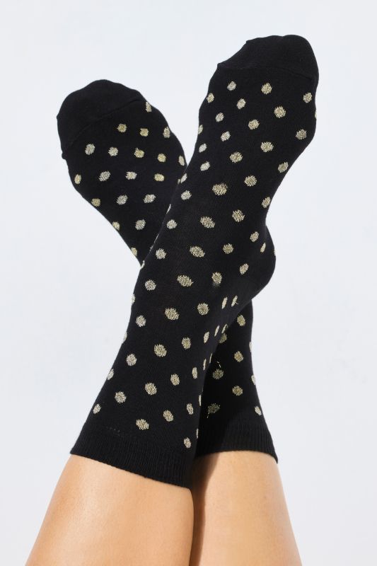 3 Pack Glittering Polka Dot Socks