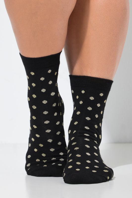 3 Pack Glittering Polka Dot Socks