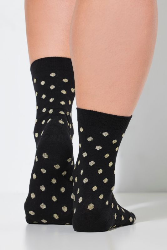 3 Pack Glittering Polka Dot Socks